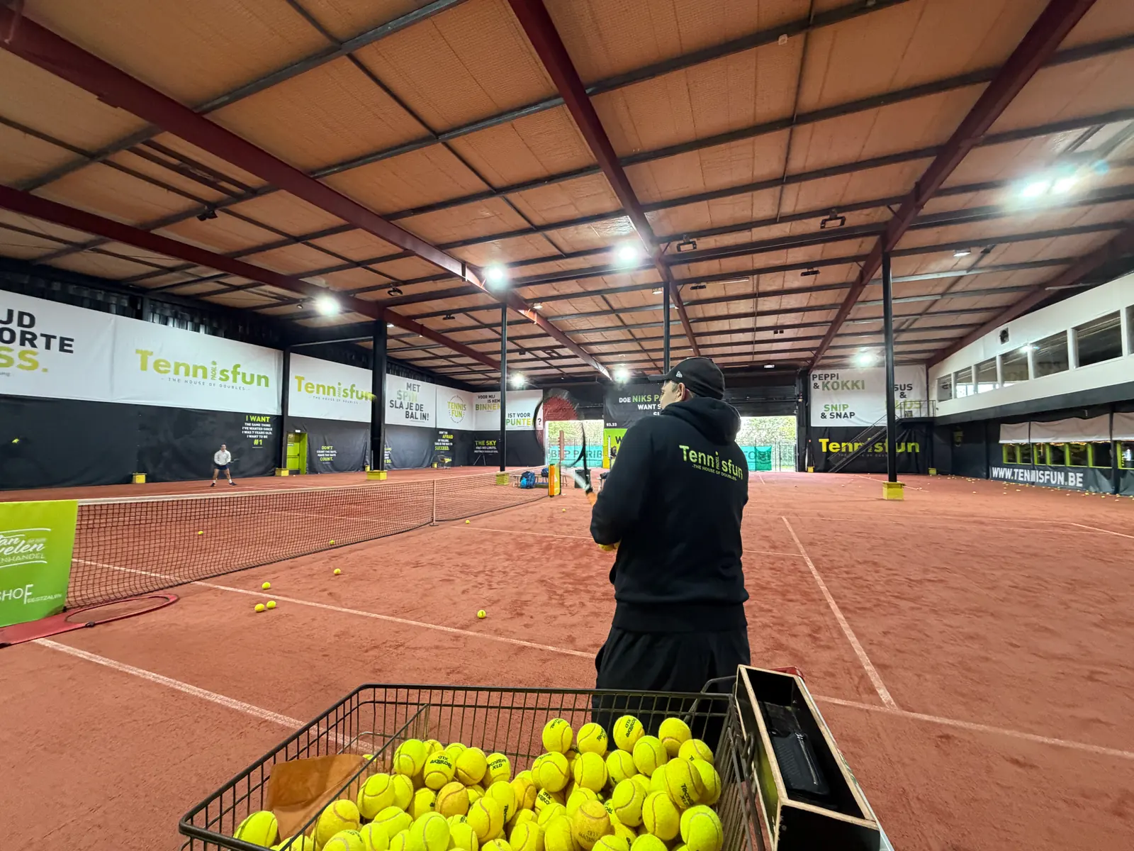 Sportieve activiteit bij Tennisfun